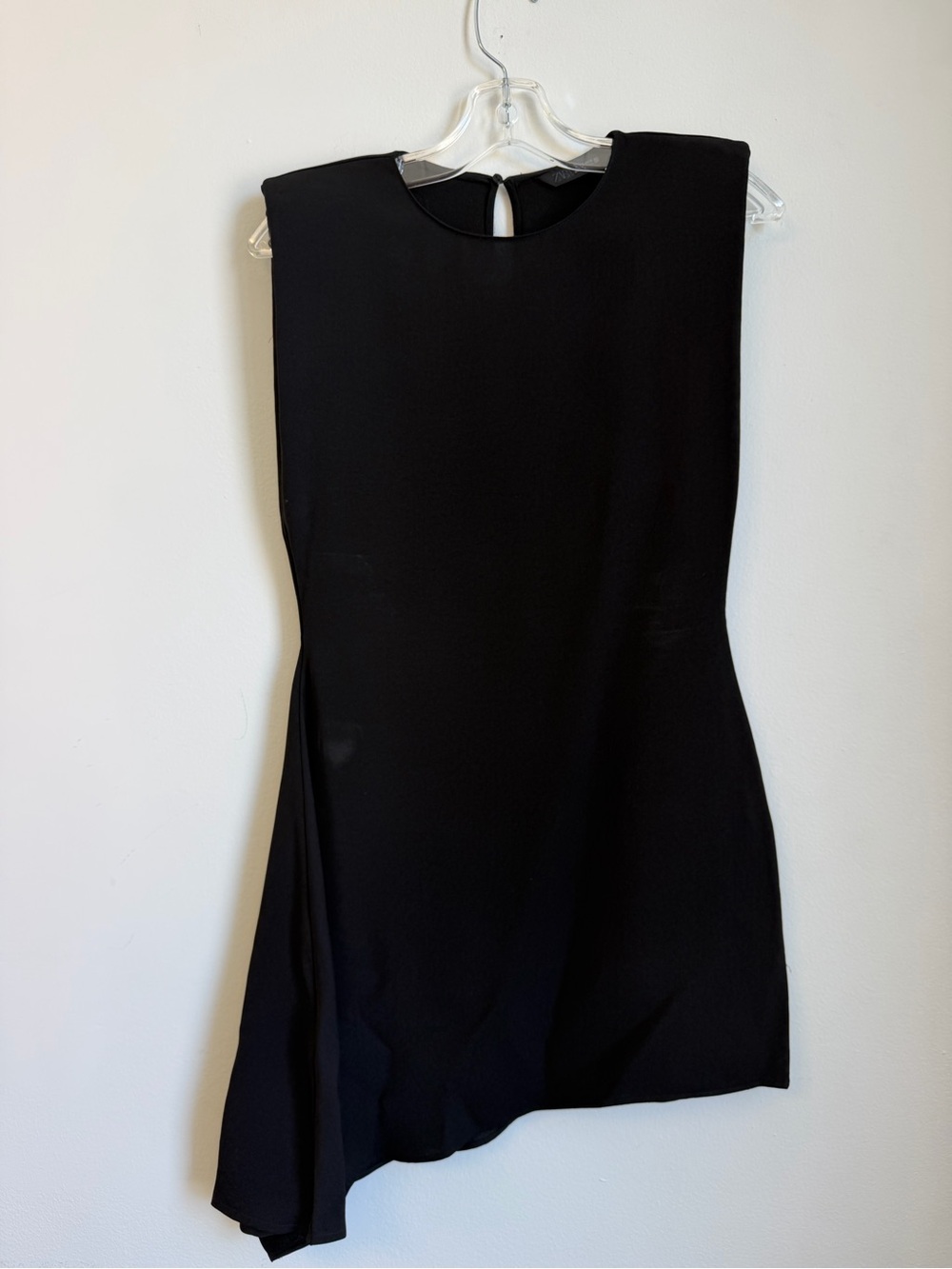 Zara Black Asymmetrical Dress